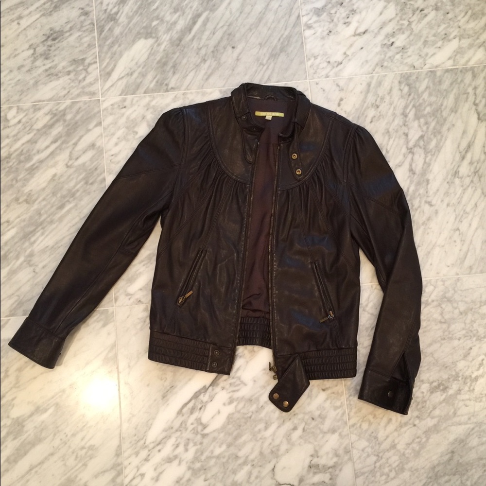 GIANNI BINI Soft Leather Jacket (XS)